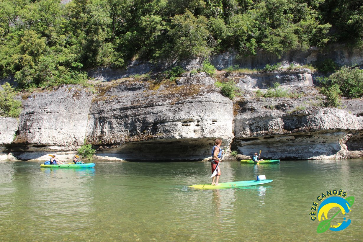 CÃ¨ze CanoÃ«s : location de canoÃ«-kayak &amp; paddle | Triplancar