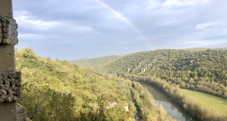 Vue de la galerie Renaissance Château Vieux Bruniquel