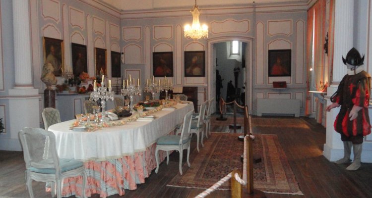 La salle à manger du château de Gy
