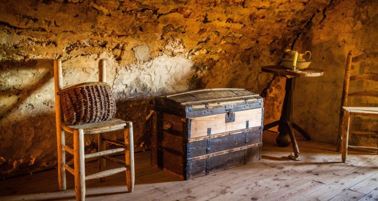 Ferme Caussenarde d'Autrefois - chambre du berger