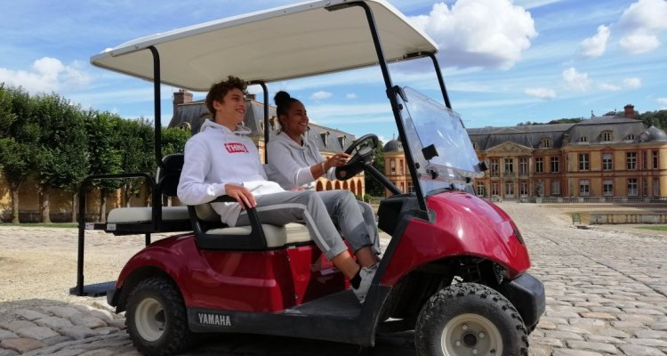 Voiturette électrique / Domaine de Dampierre-en-Yvelines