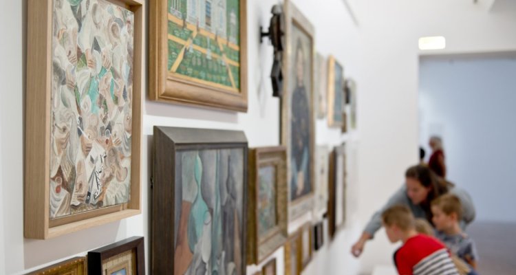 Vue des salles d'art moderne du LaM, Villeneuve d’Ascq. © F. Iovino