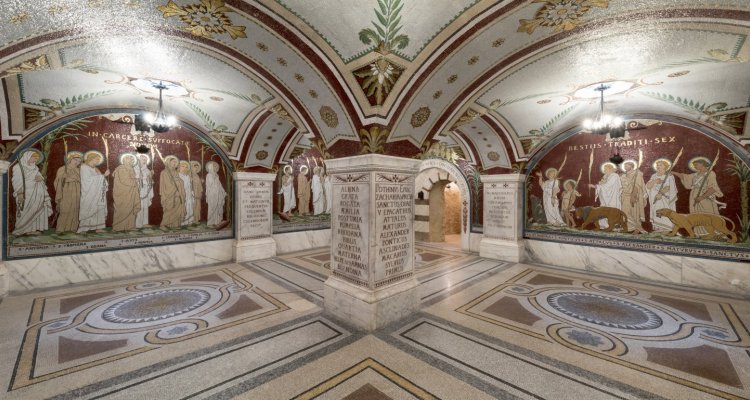Crypte des martyrs de Lyon construit à la fin du XIXe siècle par l'architecte de la basilique de Fourvière.