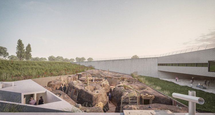 Vue extérieure Musée de la Grande Guerre Meaux