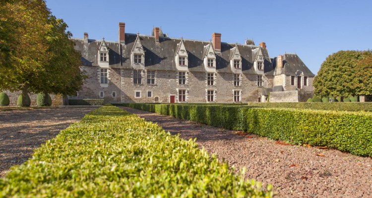 Château de Goulaine vue jardins