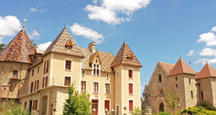 Château de Couches, Saône et Loire, Bourgogne. 