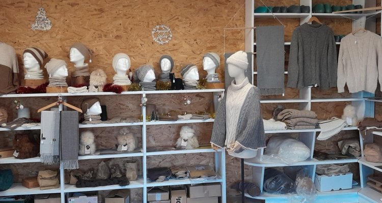 Production en laine d'alpaga