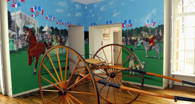 Atelage ancien "l'araignée" au Musée du trot  (C. Walazyc)