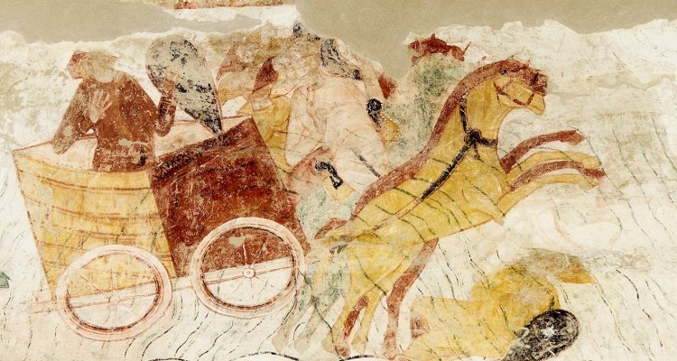 Larme du pharaon visite guidée abbaye de saint-savin