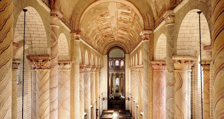 Voute découvrir abbaye de saint savin
