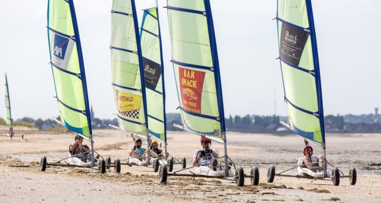 Le char à voile avec AVEL à hirel