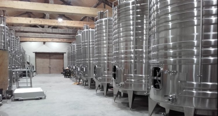 Château de La Greffière chais cuvage