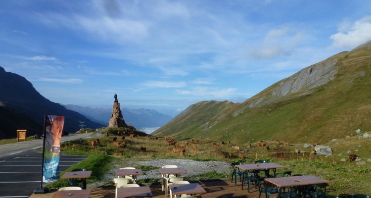 Hospice du petit Saint Bernard terrasse