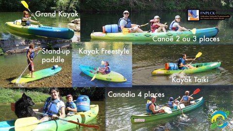 Cèze Canoës : location de canoë-kayak &amp; paddle | Triplancar