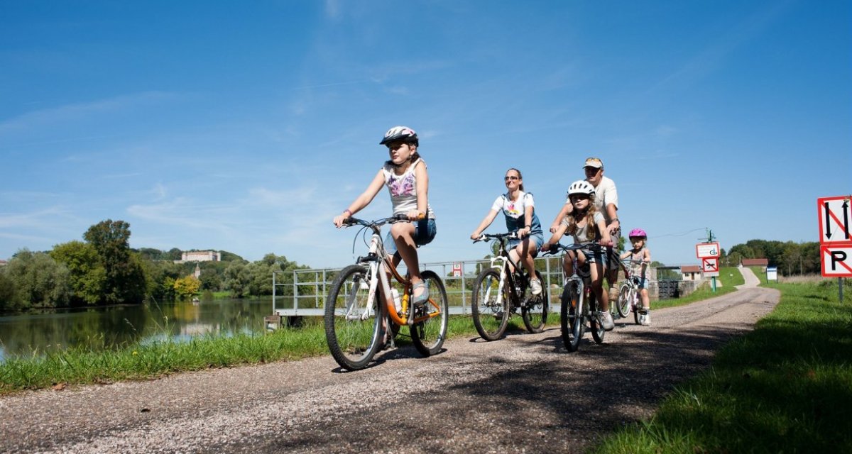 Vélo en bord de saône