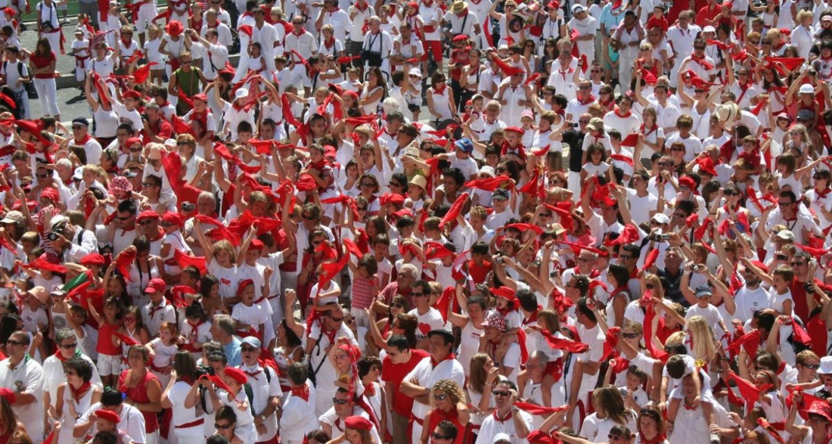 fêtes de bayonne foule