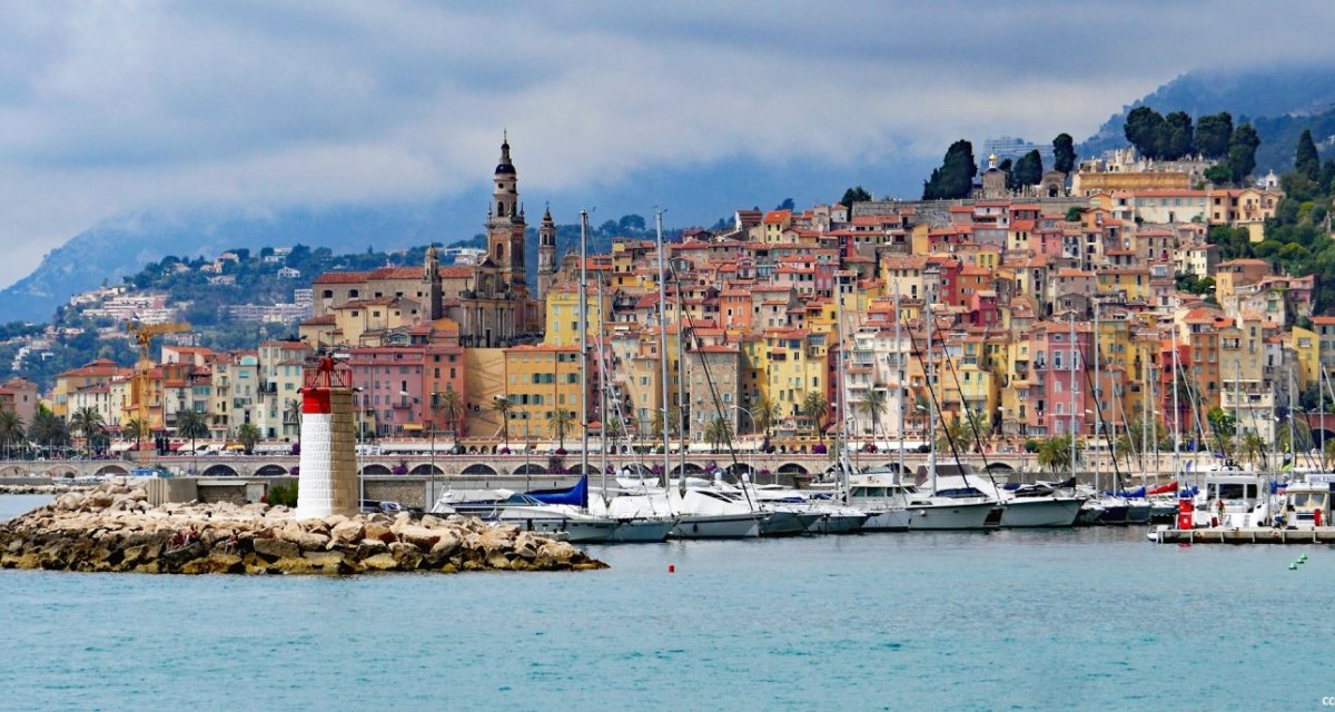 Vue menton mer