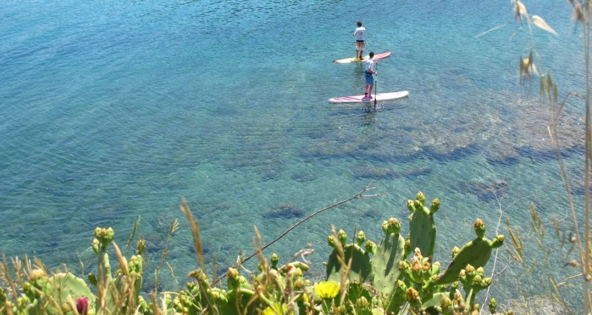 Paddle en mer