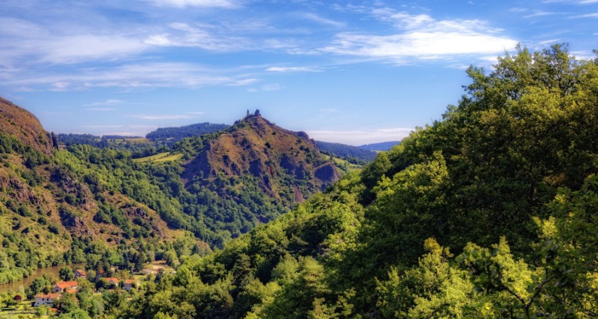 Paysage panorama haute-loire