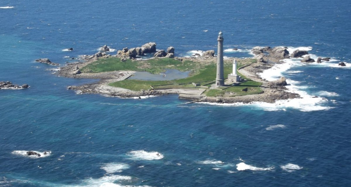 ïle Finistère vue aérienne