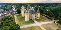 Vue aérienne Château de Bonneval