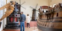 Salle des grands modèles de bateau