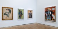 Salle de la collection permanente avec l'œuvre "Paul en Arlequin"