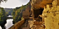 L'entrée du Site troglodytique avec le système défensif 
