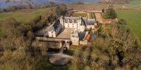 Château de Goulaine vue du ciel