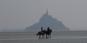 Balade à cheval mont saint michel