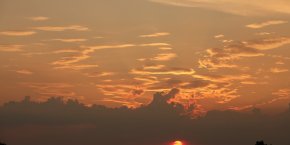 Coucher de soleil Indre