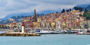 Vue menton mer
