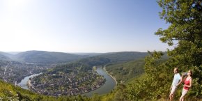 Vue panoramique boucle de meuse