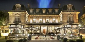 Les Crayeres reims vue de nuit