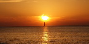 Coucher de soleil vendée phare
