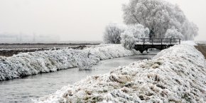 Paysage hiver haut-rgin alsace