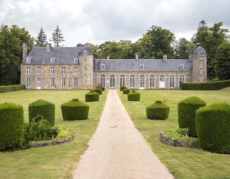 le château de Pontécoulant, Pays de Vire, Calvados, Normandie
