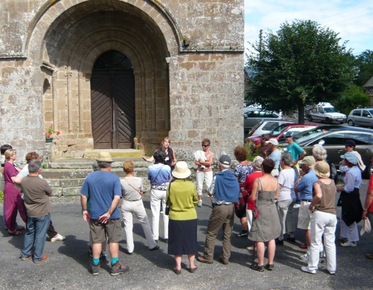 intérieur extérieur visite groupée Sumène Artense Cantal Prestations