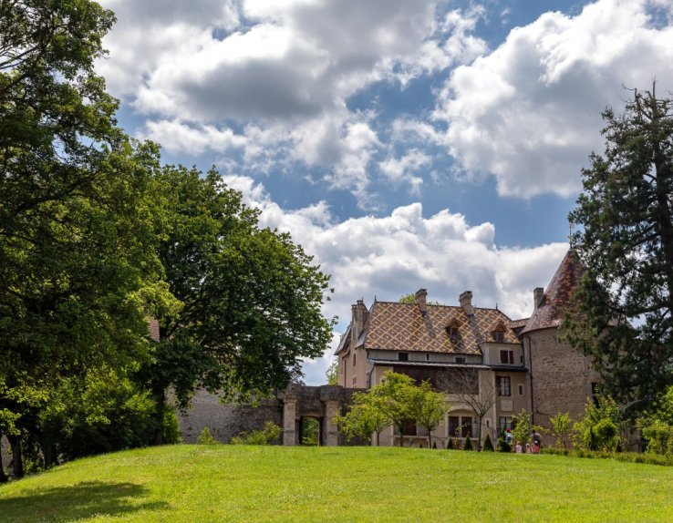 Château de Couches, Saône et Loire, Bourgogne. 