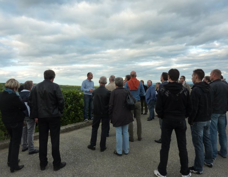 Visite, dégustation de vins d'Alsace à Gueberschwihr