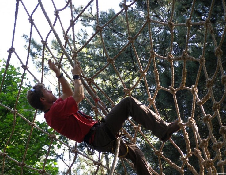 Opalaventure parcours dans les arbres